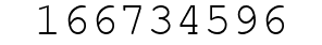 Number 166734596.