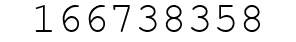Number 166738358.