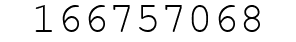 Number 166757068.