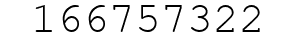 Number 166757322.