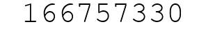 Number 166757330.