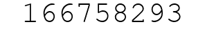 Number 166758293.