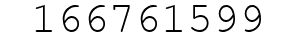 Number 166761599.