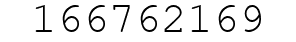 Number 166762169.