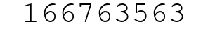 Number 166763563.