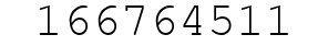 Number 166764511.