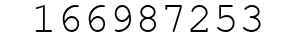 Number 166987253.