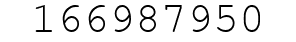 Number 166987950.