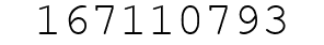 Number 167110793.
