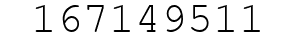 Number 167149511.