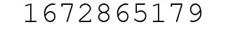 Number 1672865179.