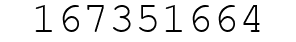 Number 167351664.