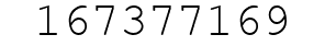 Number 167377169.