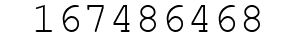 Number 167486468.