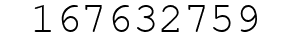 Number 167632759.