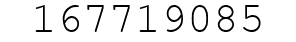 Number 167719085.