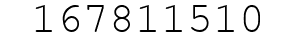 Number 167811510.