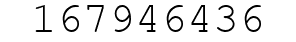 Number 167946436.