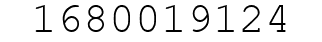 Number 1680019124.