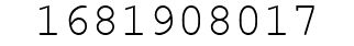Number 1681908017.