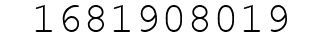 Number 1681908019.