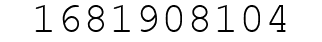 Number 1681908104.