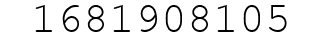 Number 1681908105.