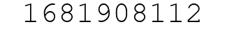 Number 1681908112.
