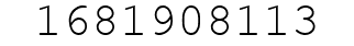 Number 1681908113.