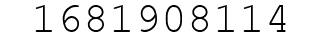 Number 1681908114.