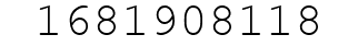 Number 1681908118.