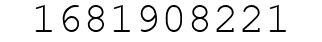 Number 1681908221.