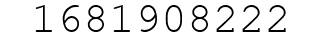 Number 1681908222.
