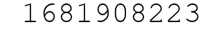 Number 1681908223.