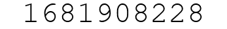 Number 1681908228.