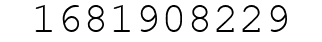 Number 1681908229.