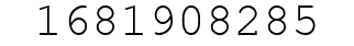 Number 1681908285.