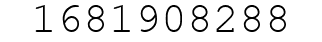 Number 1681908288.
