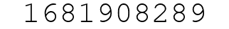 Number 1681908289.