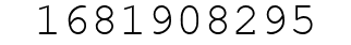 Number 1681908295.