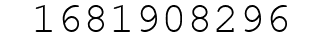 Number 1681908296.