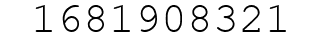 Number 1681908321.