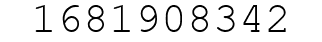 Number 1681908342.