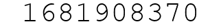 Number 1681908370.