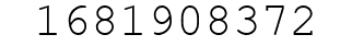 Number 1681908372.