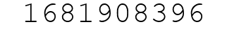 Number 1681908396.