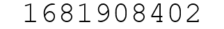 Number 1681908402.