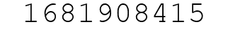 Number 1681908415.