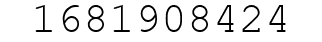 Number 1681908424.