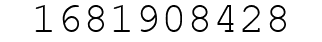 Number 1681908428.